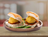 Vada pav( Veg. burger)