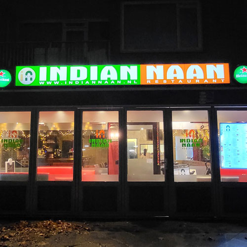 Exterieur van Indian Naan Restaurant