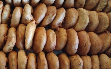 Knapperige gefrituurde snacks